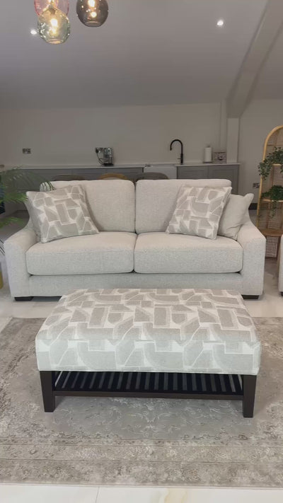 Douglas Beige Footstool