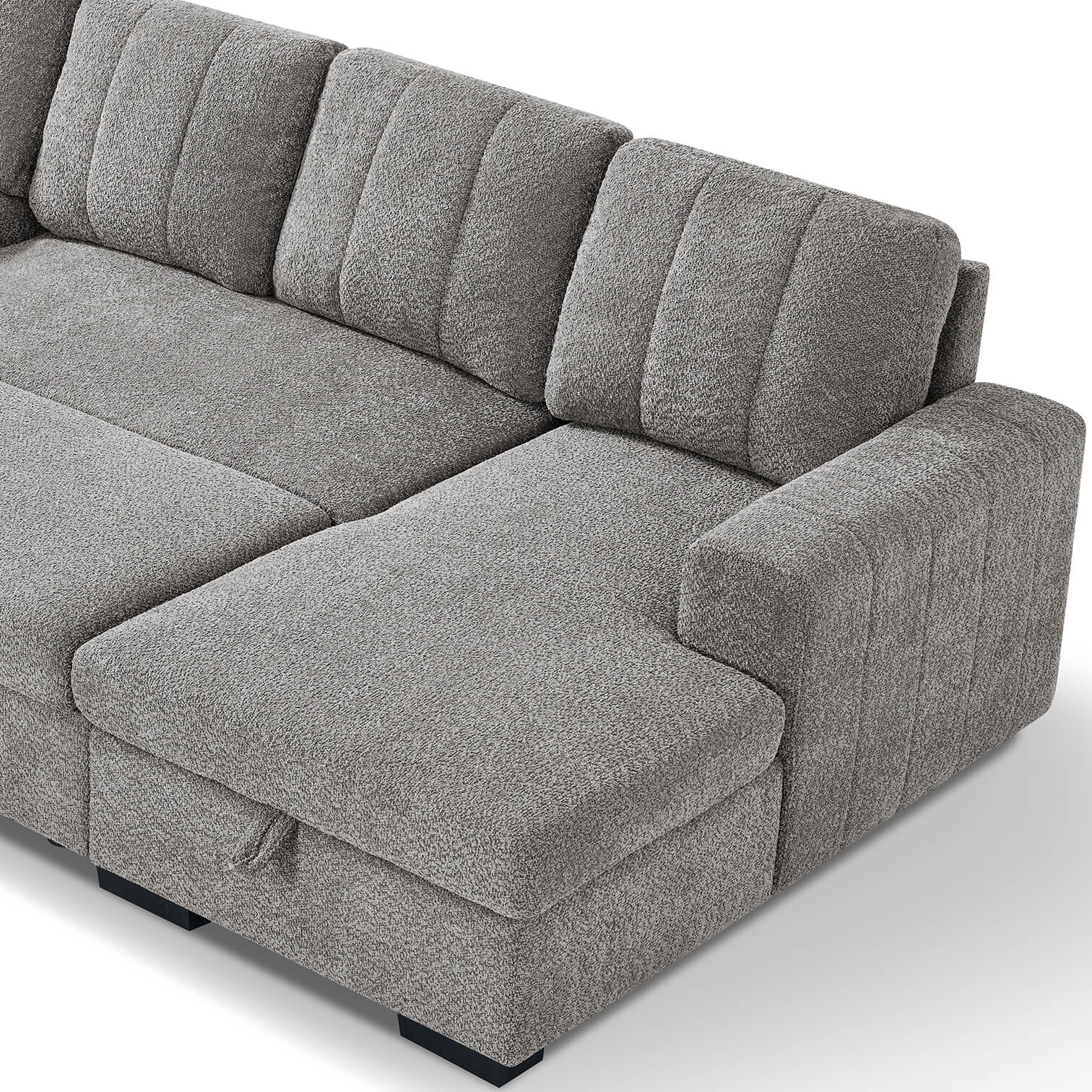 Rene Grey U Shape Corner Sofa