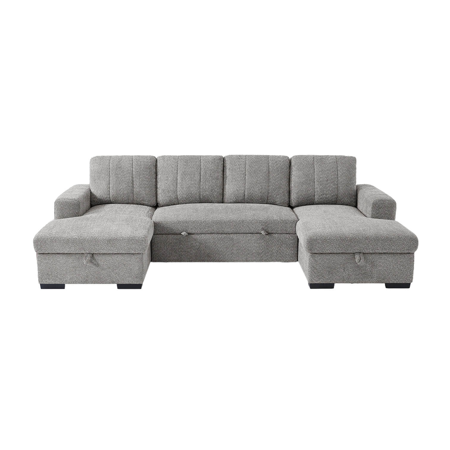 Rene Grey U Shape Corner Sofa