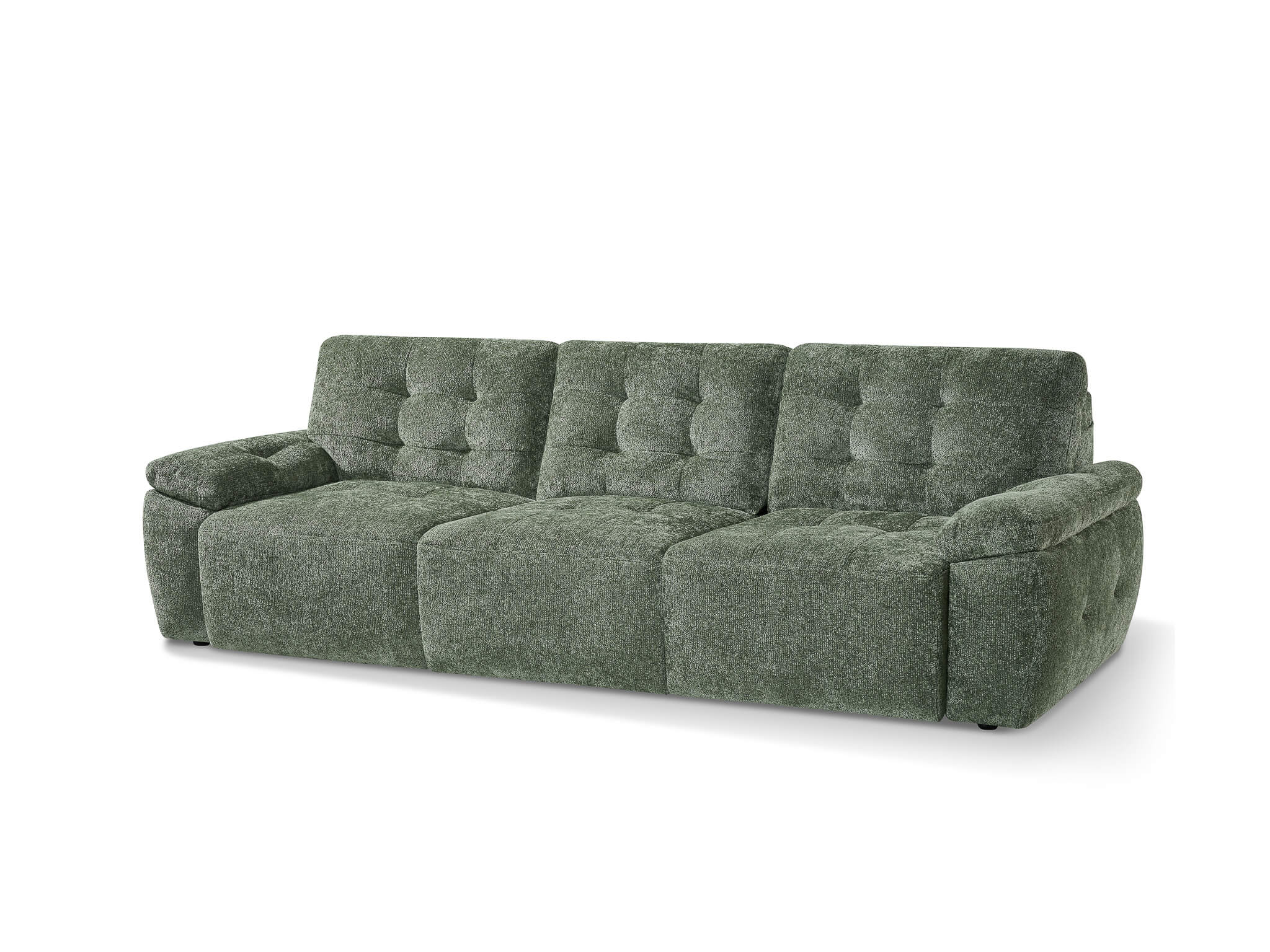 Rio Green 3 Seater Power Slider Sofa Bed