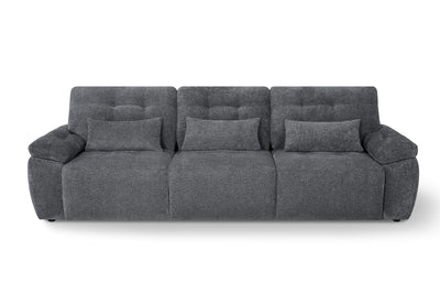 Rio Grey 3 Seater Power Slider Sofa Bed