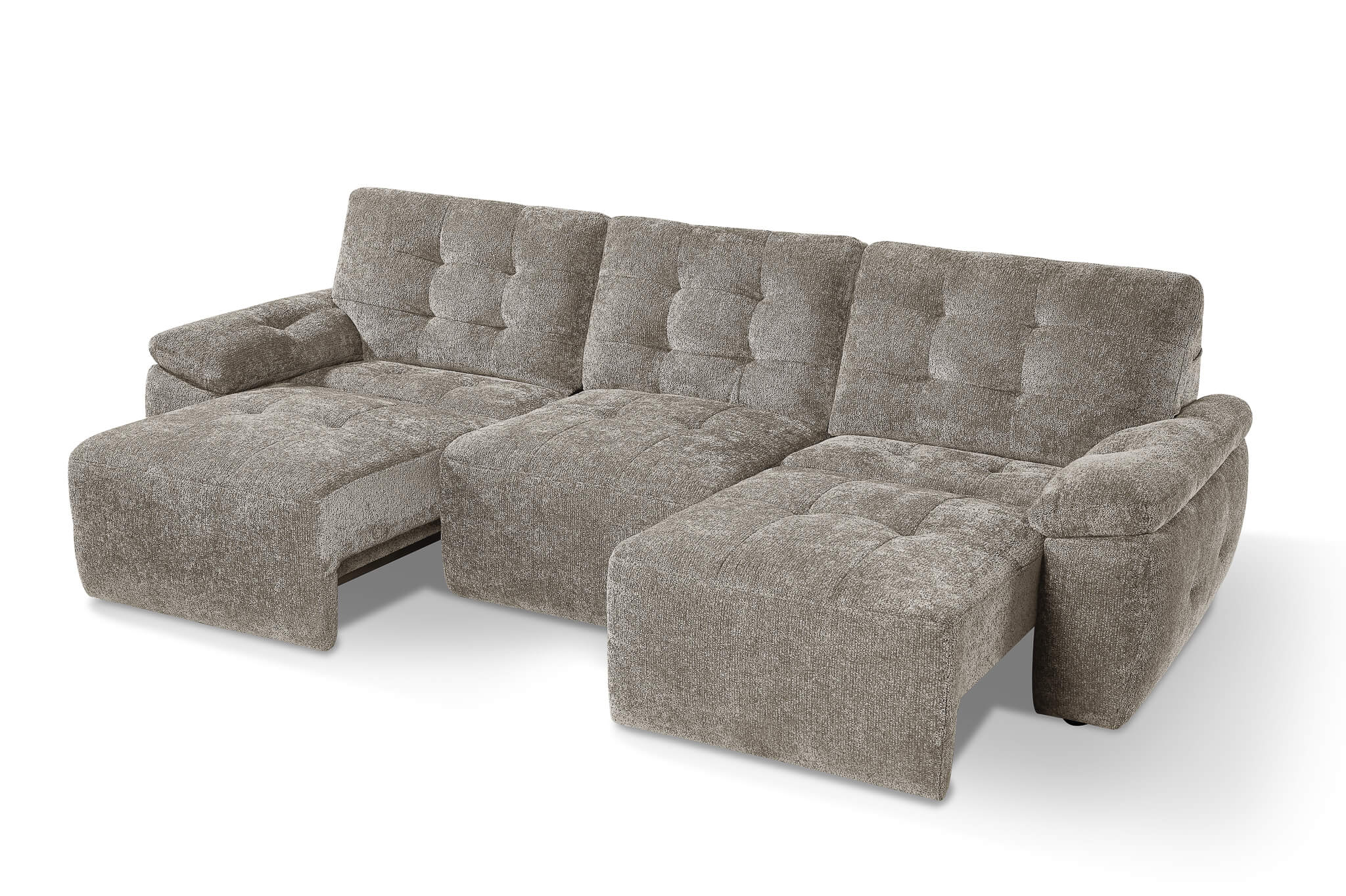 Rio Stone 3 Seater Power Slider Sofa Bed