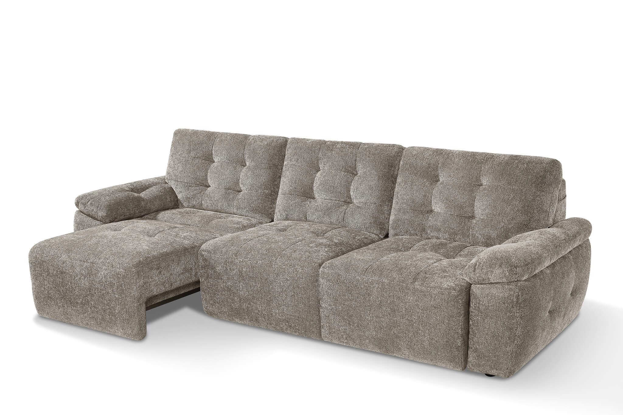 Rio Stone 3 Seater Power Slider Sofa Bed
