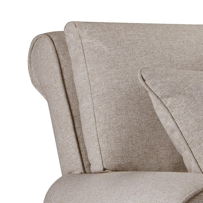 Sany Beige 4 Seater Sofa