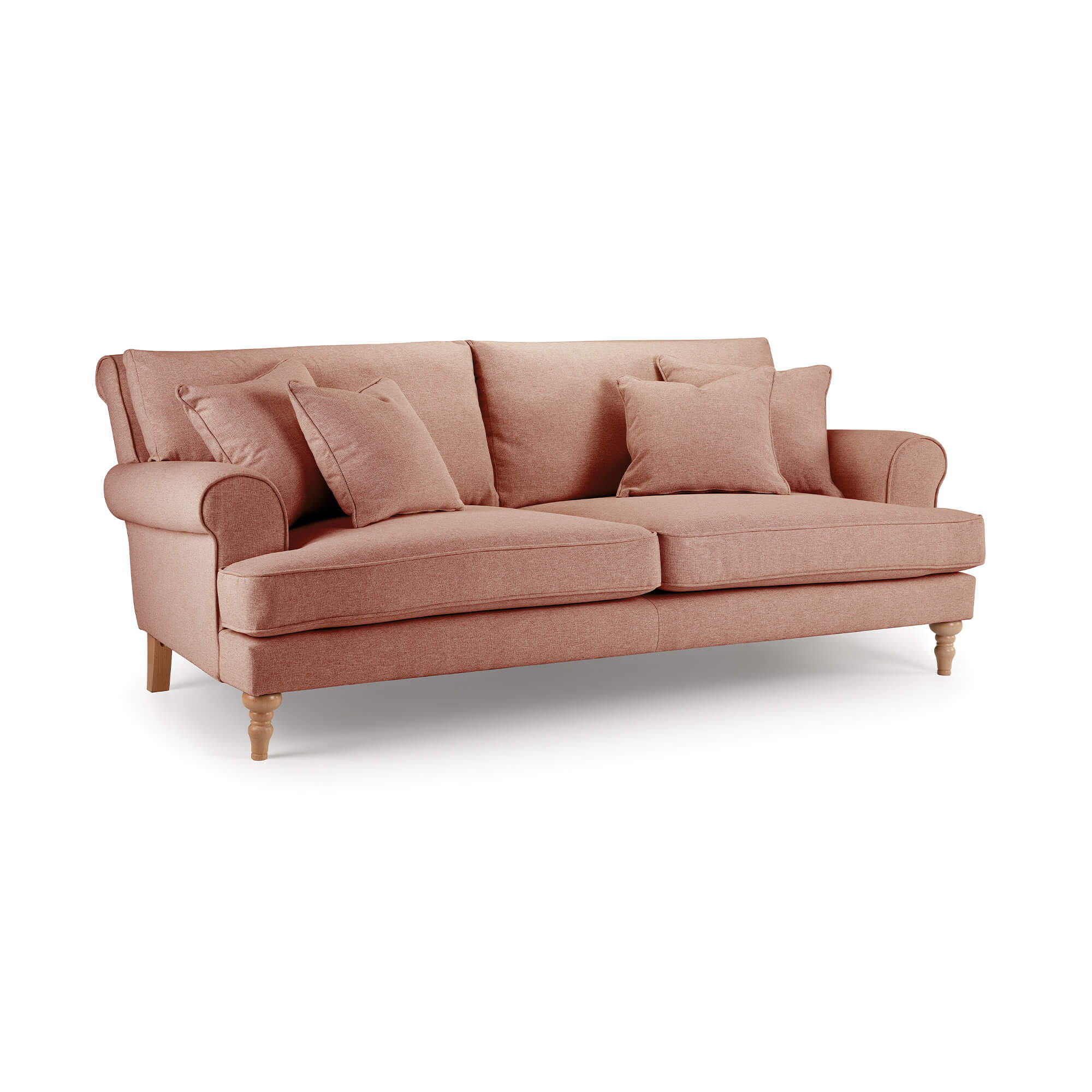 Sany Pink 4 Seater Sofa