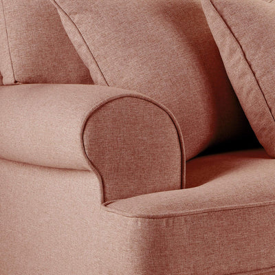 Sany Pink 4 Seater Sofa