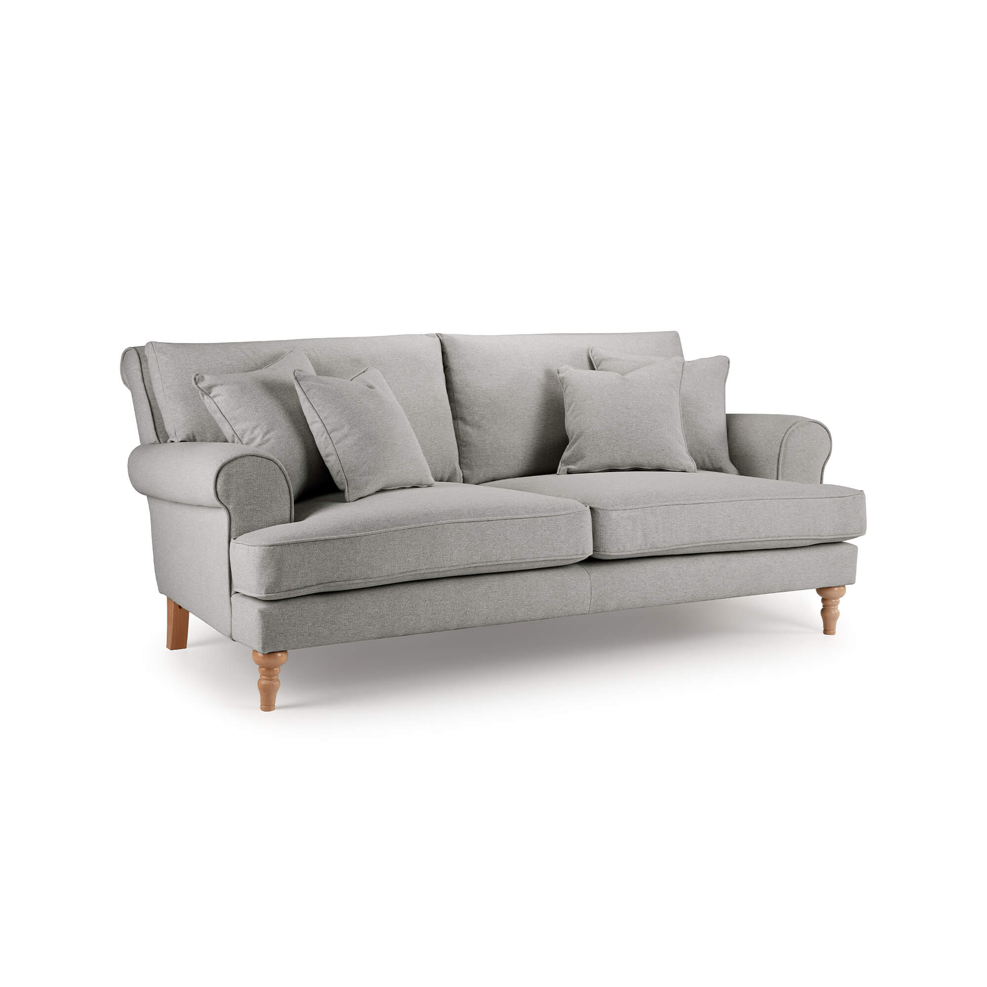 Sany Beige 3 Seater Sofa