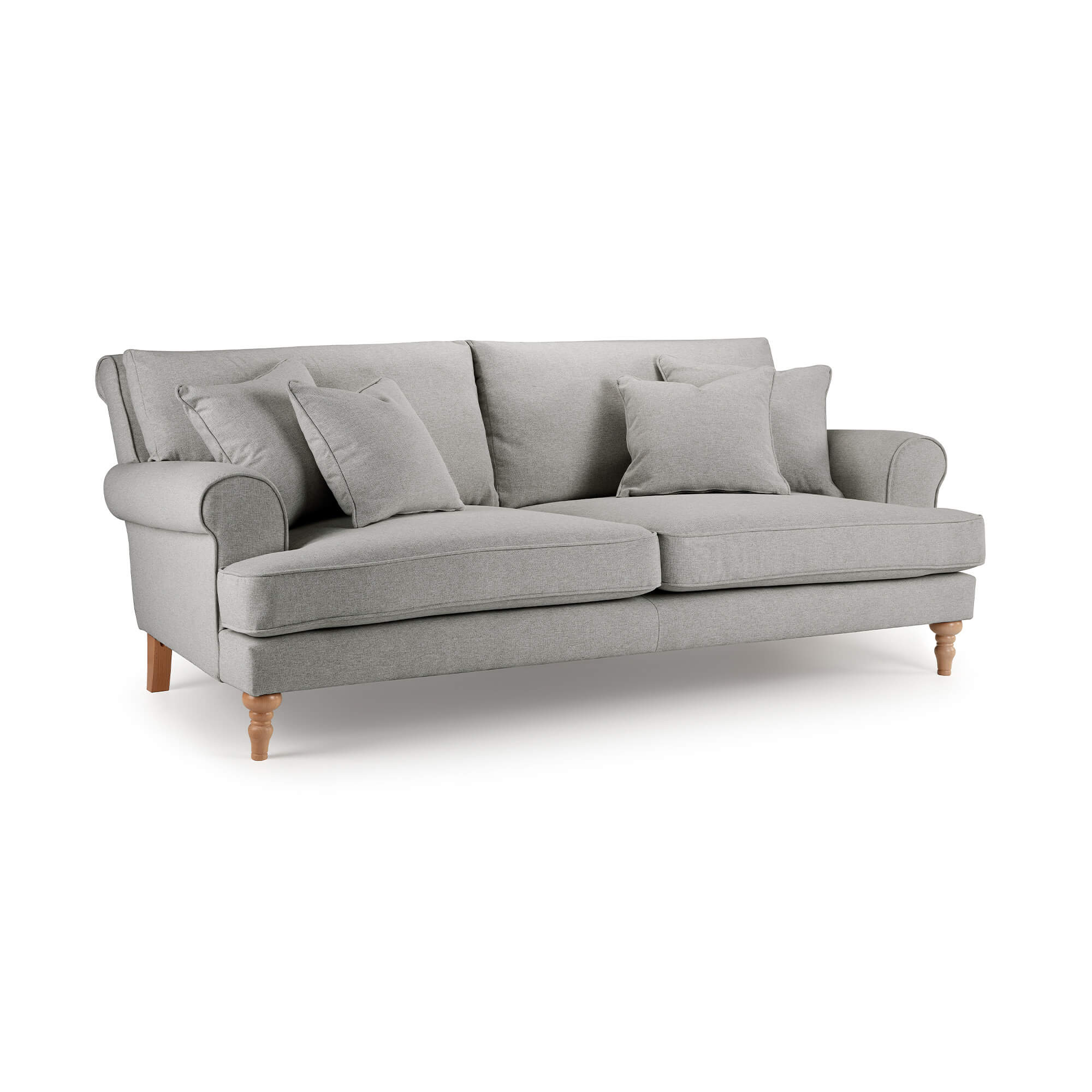 Sany Beige 4 Seater Sofa
