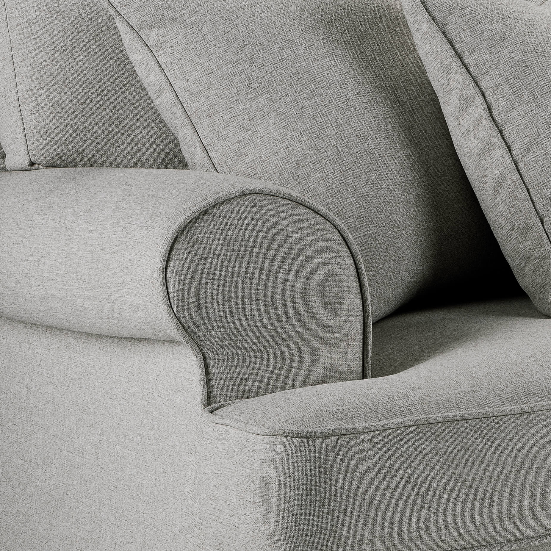 Sany Beige 4 Seater Sofa