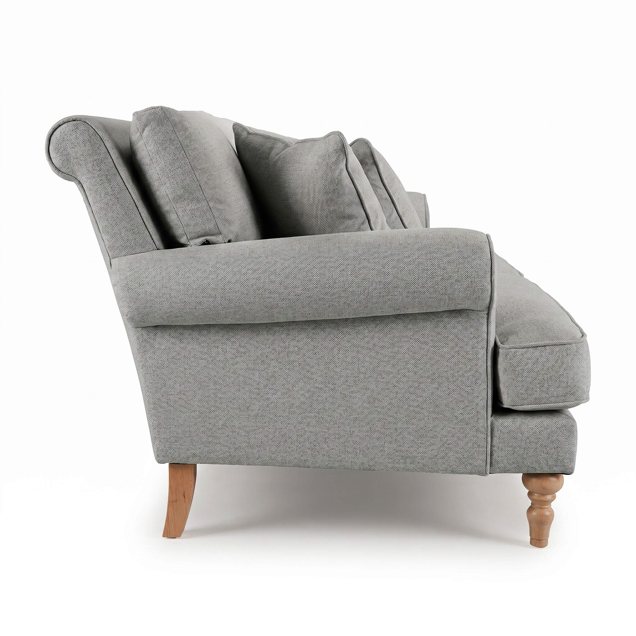 Sany Beige 4 Seater Sofa
