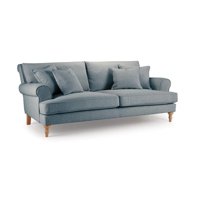 Sany Blue 4 Seater Sofa