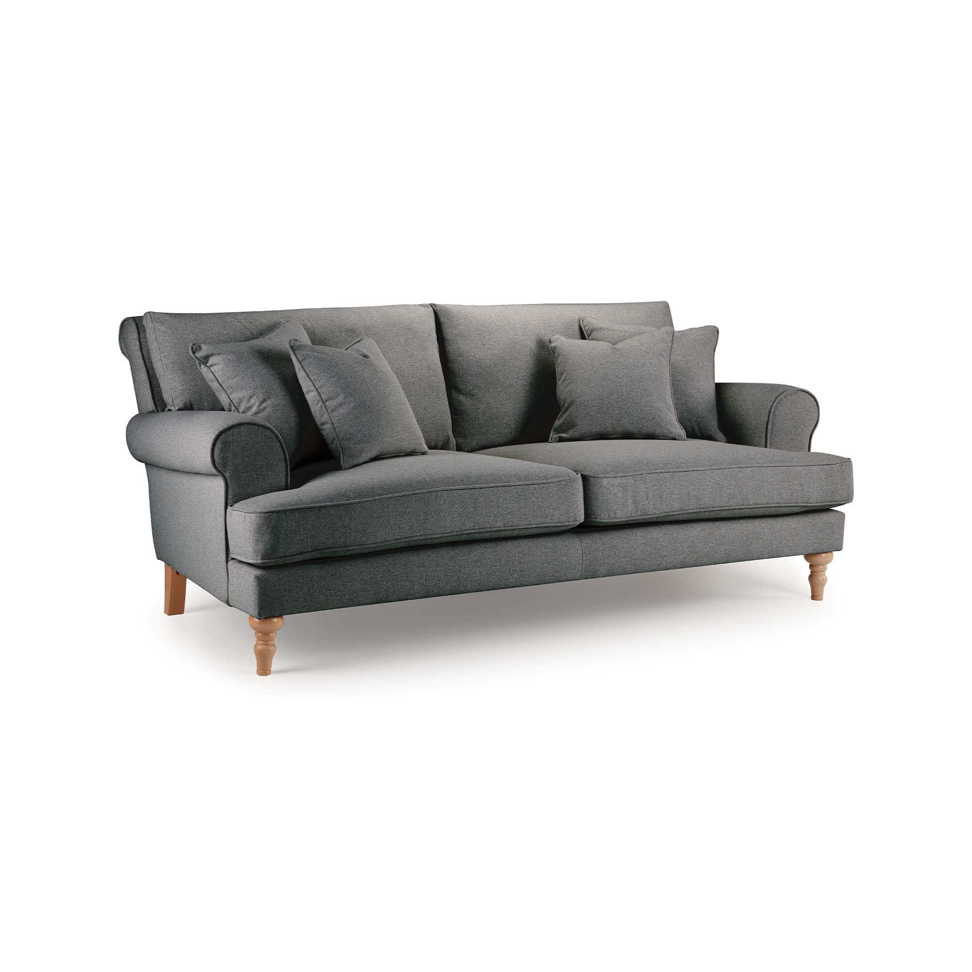 Sany Grey 4 Seater Sofa