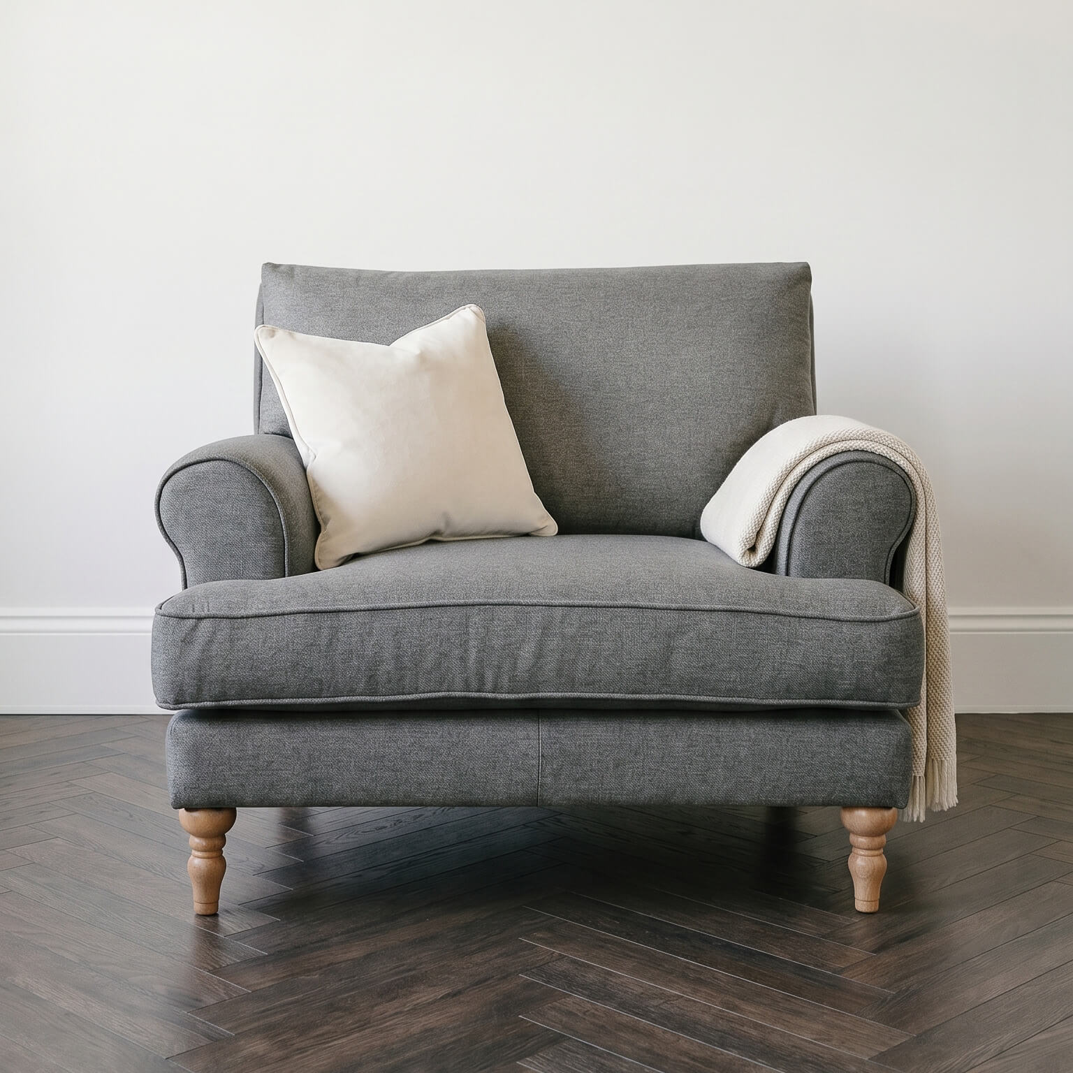 Sany Grey Snuggle Chair