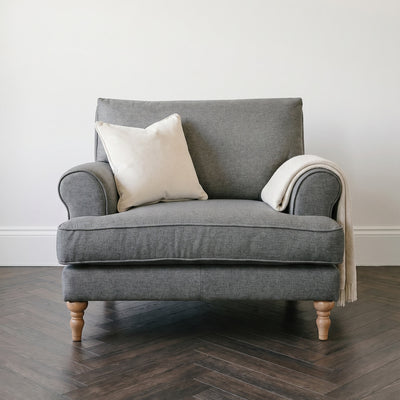 Sany Grey Snuggle Chair
