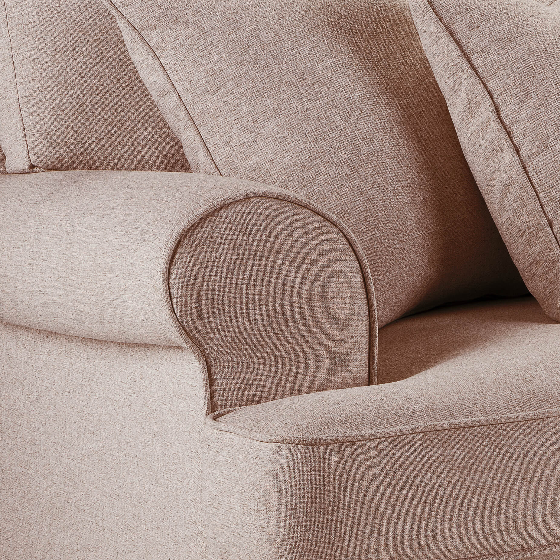 Sany Pink 4 Seater Sofa