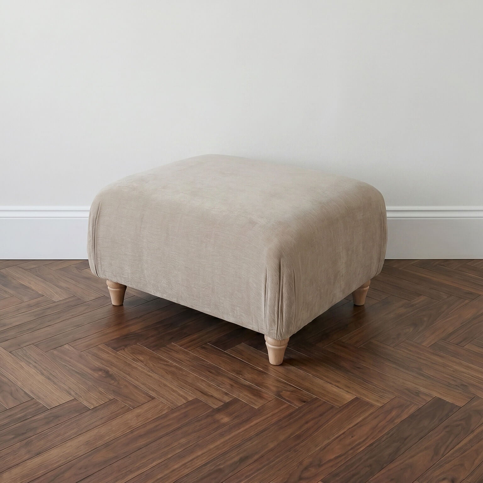 Sharika Beige Footstool