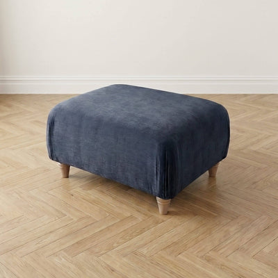 Sharika Blue Footstool