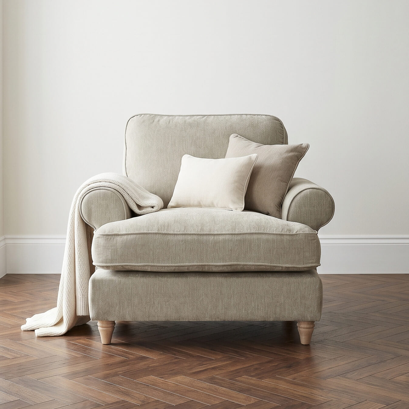 Sharika Beige Armchair