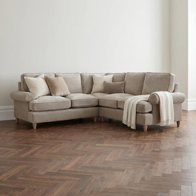 Sharika Beige Double Corner Sofa