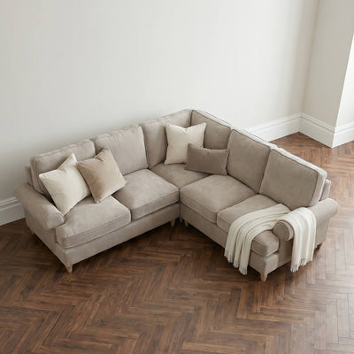 Sharika Beige Double Corner Sofa
