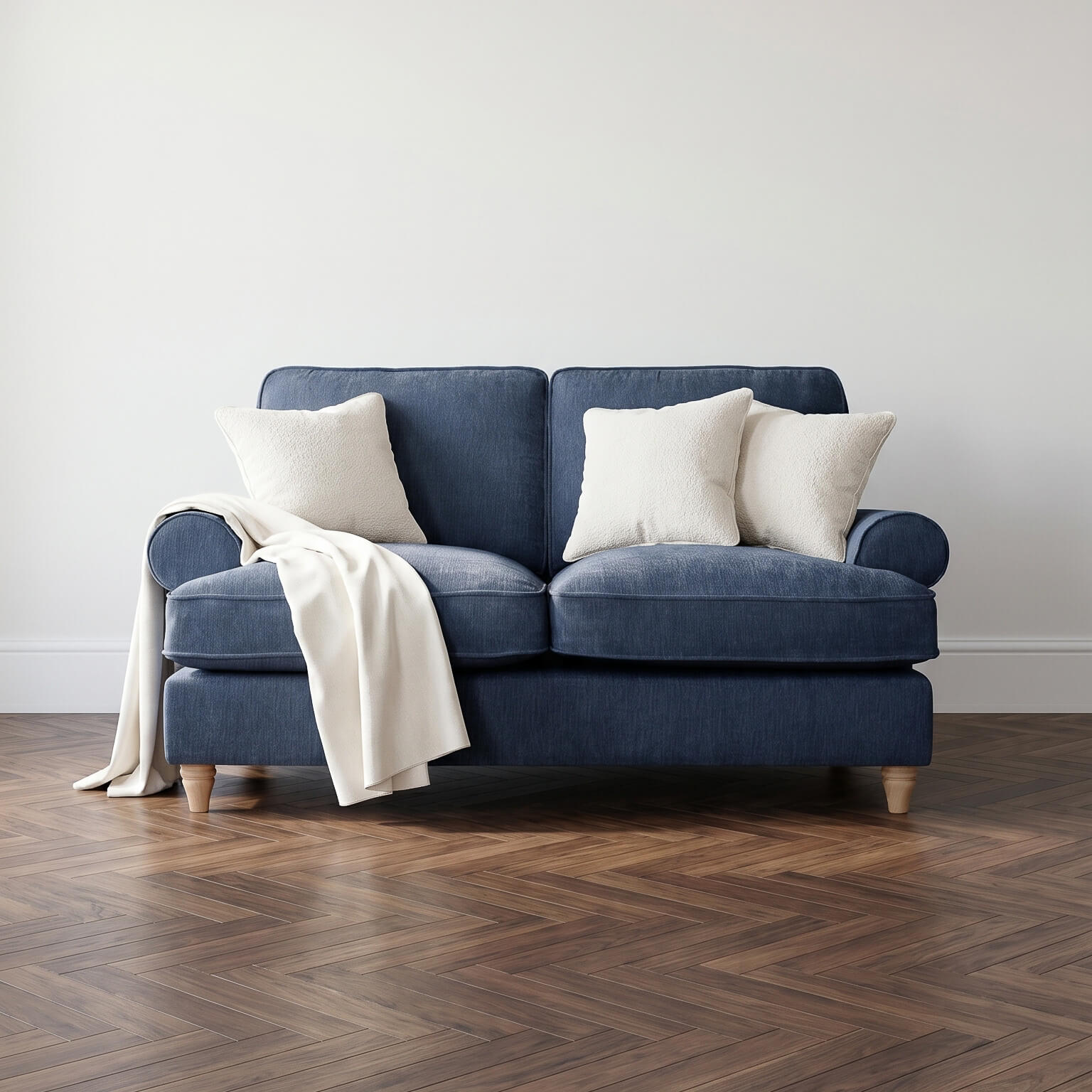 Sharika Blue 2 Seater Sofa