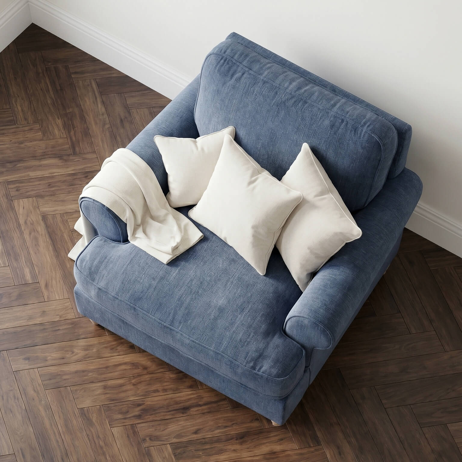 Sharika Blue Armchair