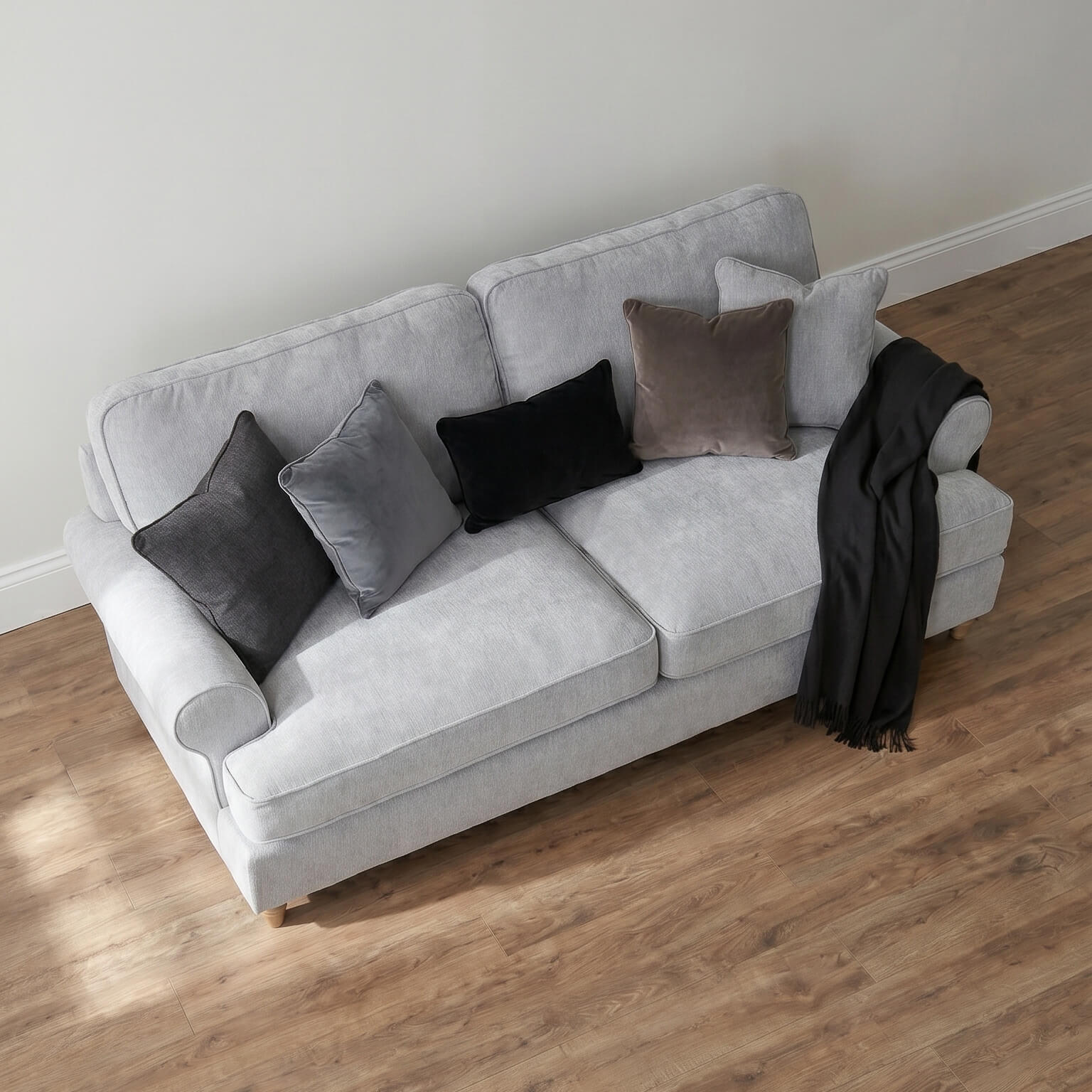 Sharika Grey 3 Seater Sofa