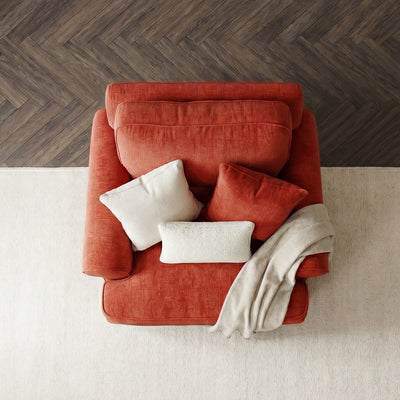 Sharika Red Armchair
