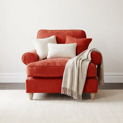 Sharika Red Armchair