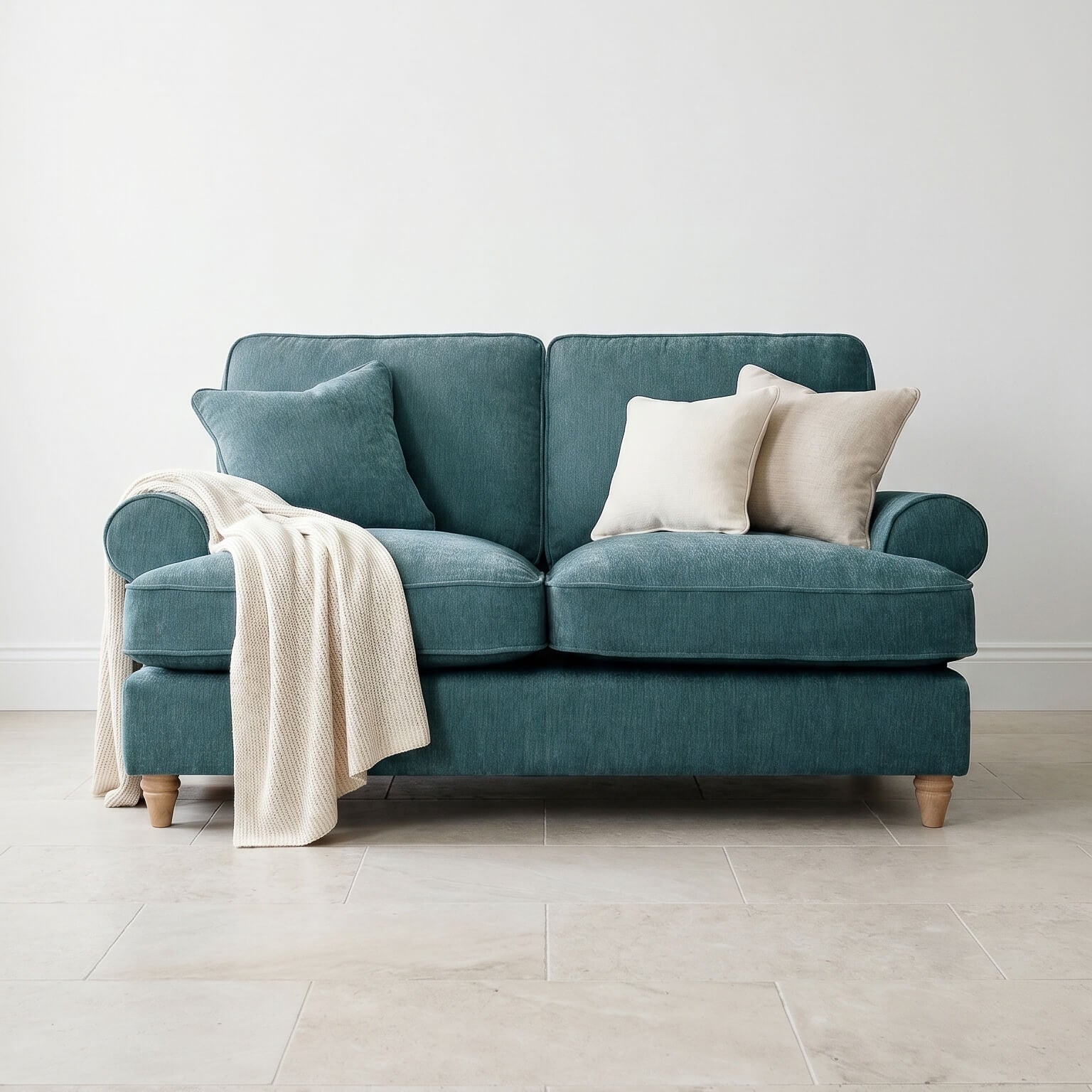 Sharika Teal 2 Seater Sofa