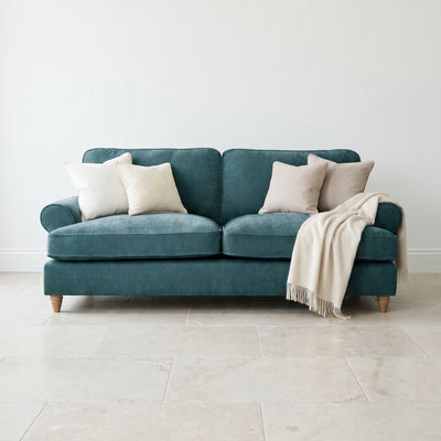 Sharika Teal 3 Seater Sofa