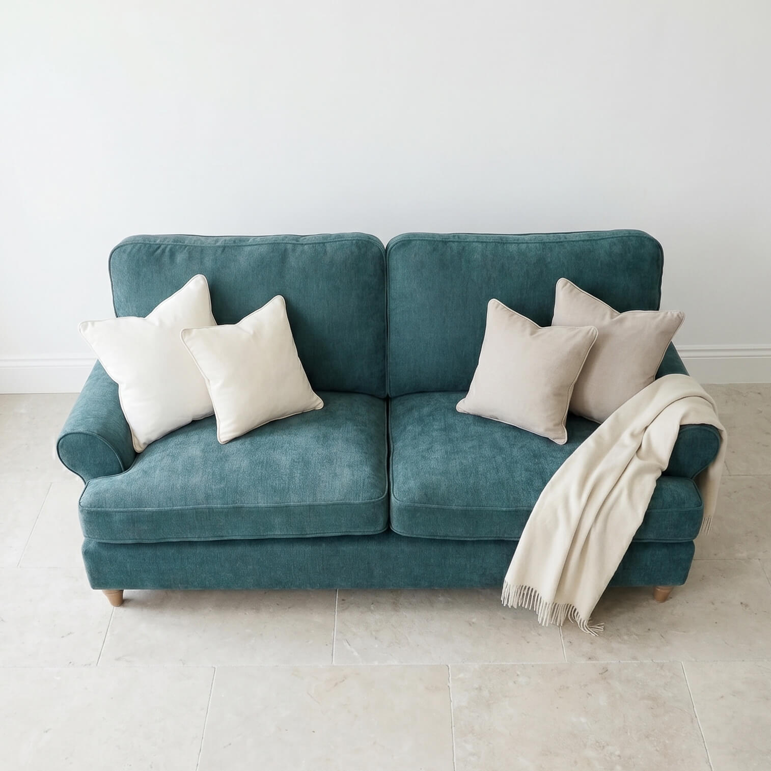 Sharika Teal 3 Seater Sofa