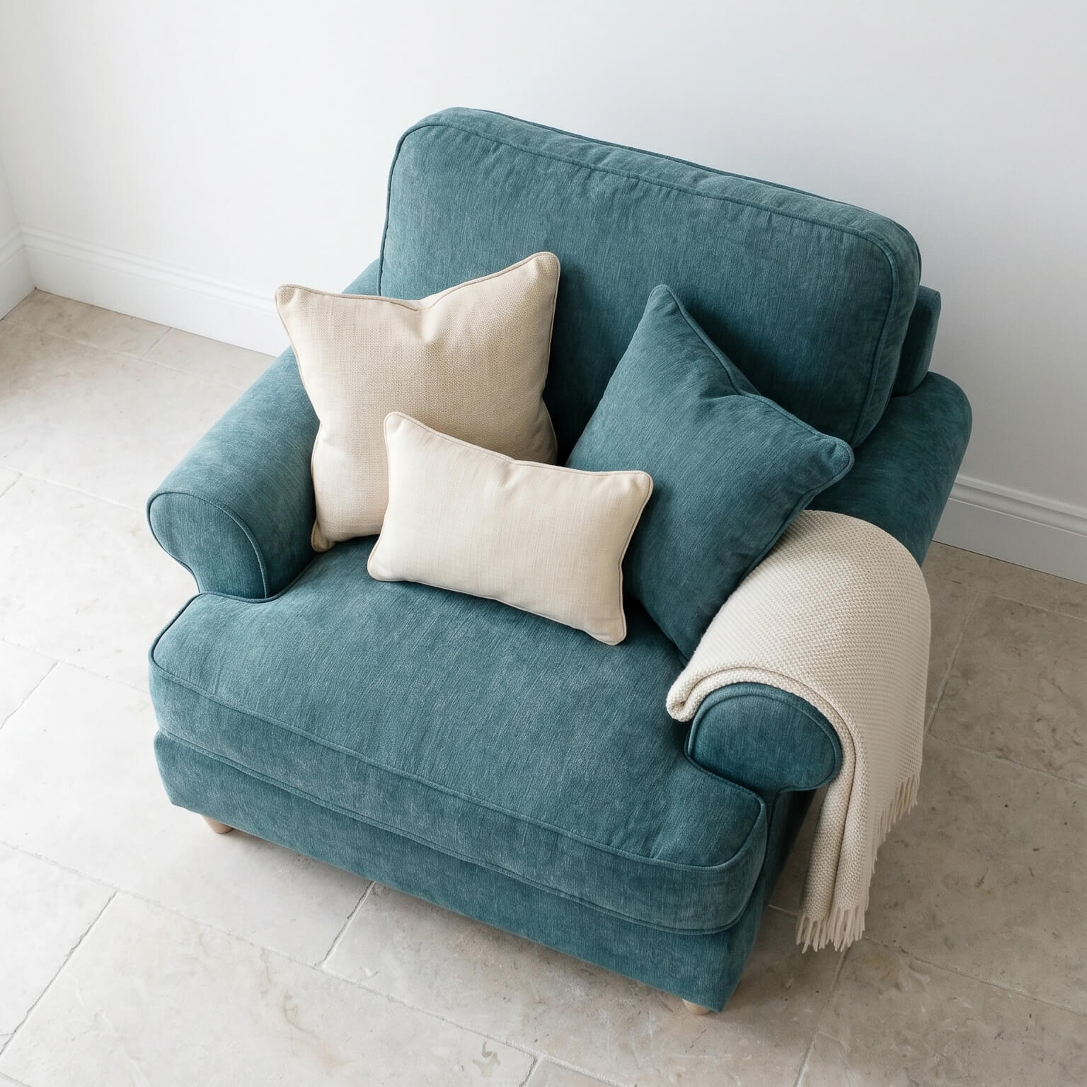 Sharika Teal Armchair