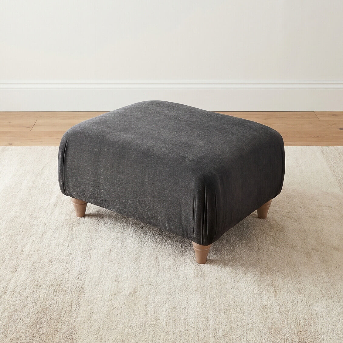 Sharika Grey Footstool