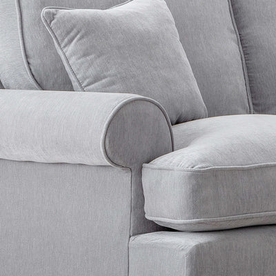 Sharika Grey Right Chaise Corner Sofa