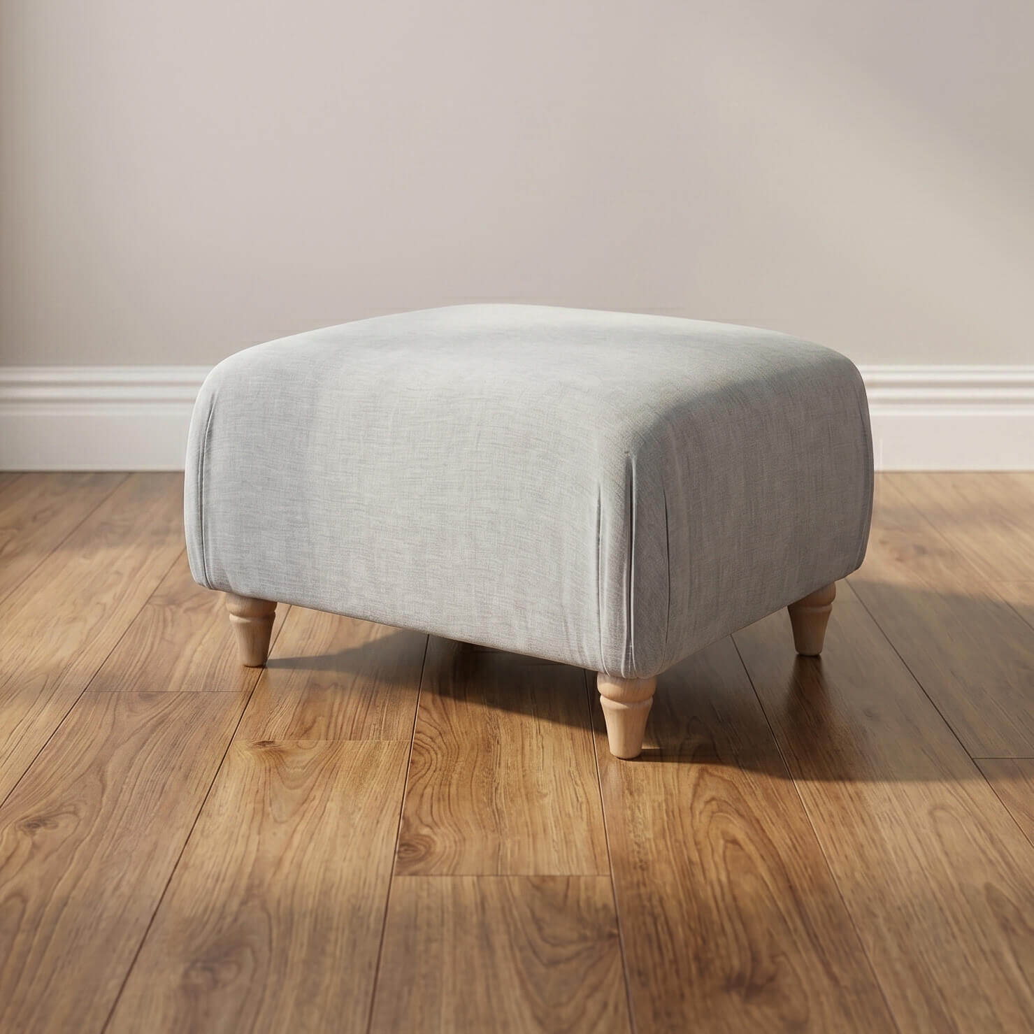 Sharika Grey Footstool
