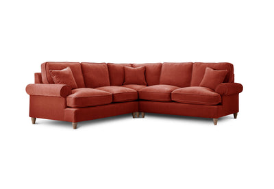 Sharika Red Double Corner Sofa