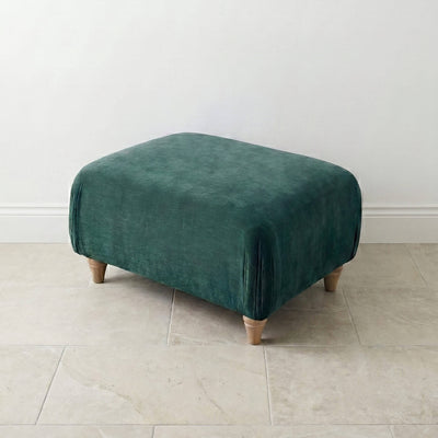 Sharika Teal Footstool