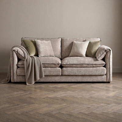 Skye Beige 3 Seater Sofa