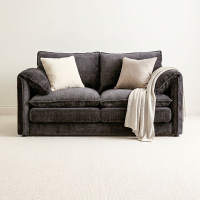 Skye Black 2 Seater Sofa