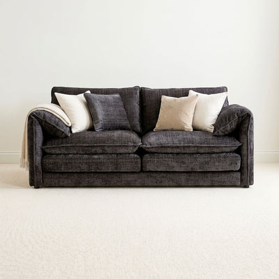 Skye Black 3 Seater Sofa
