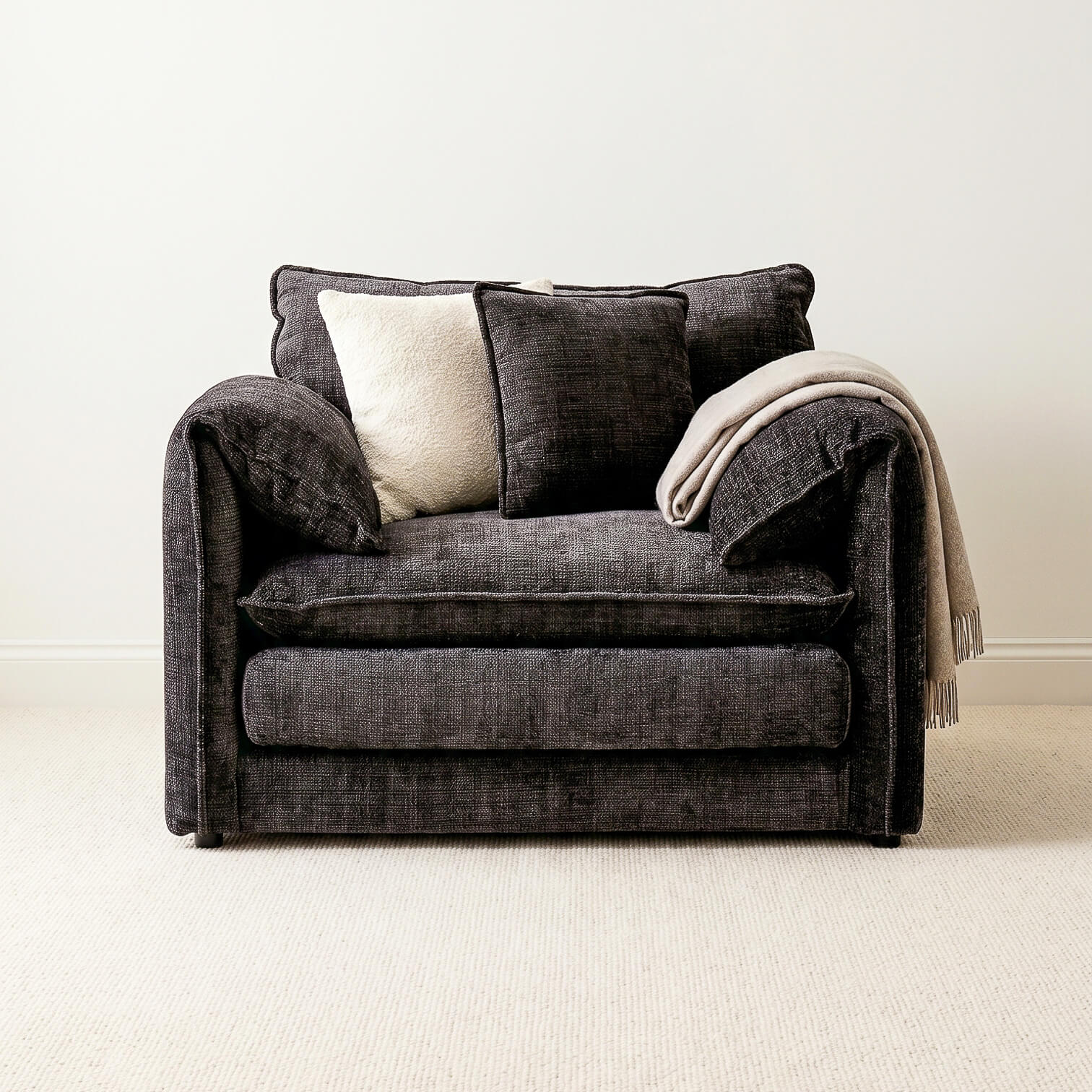Skye Black Armchair