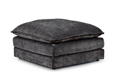 Skye Black Footstool