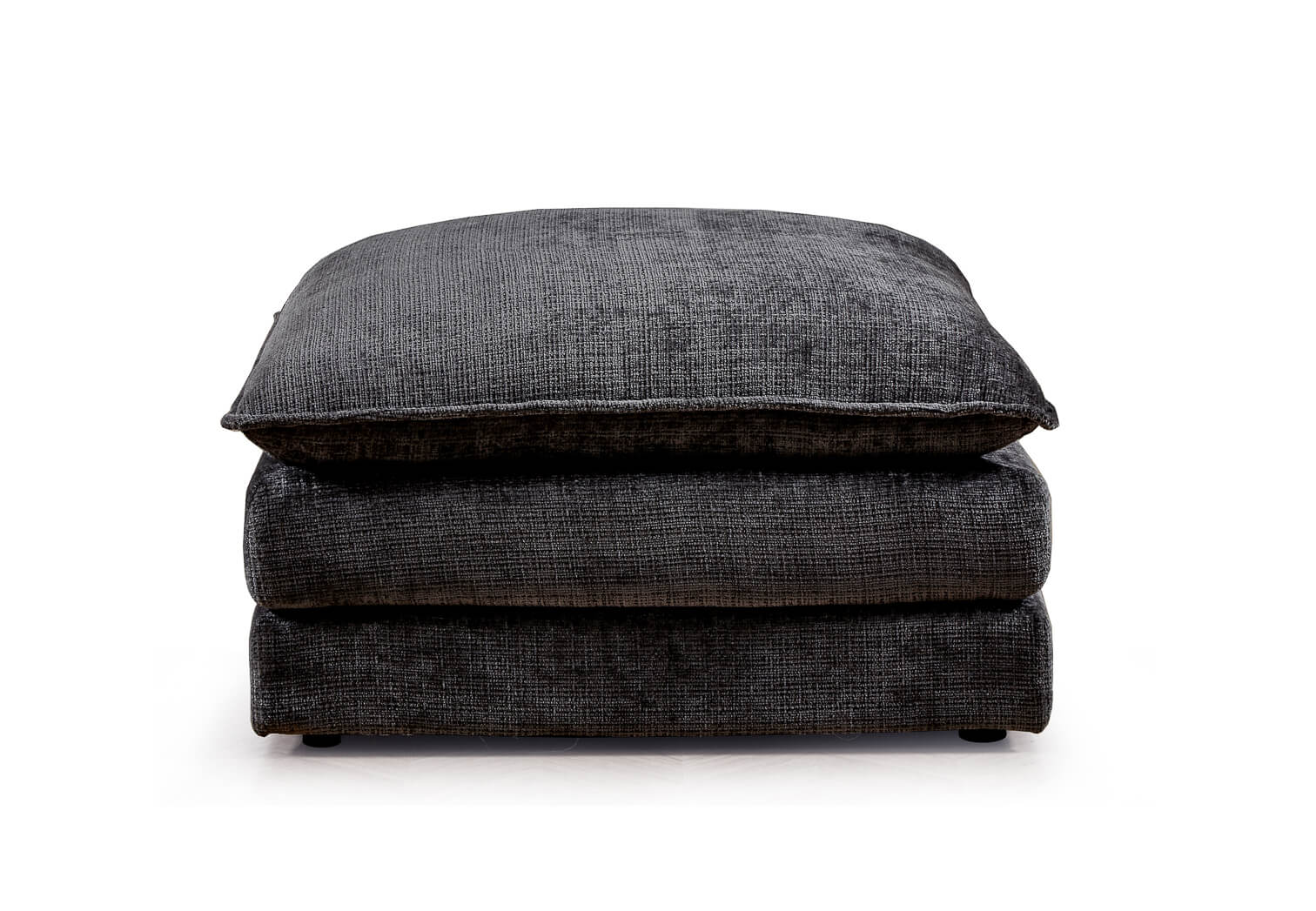 Skye Black Footstool