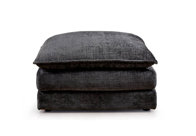 Skye Black Footstool