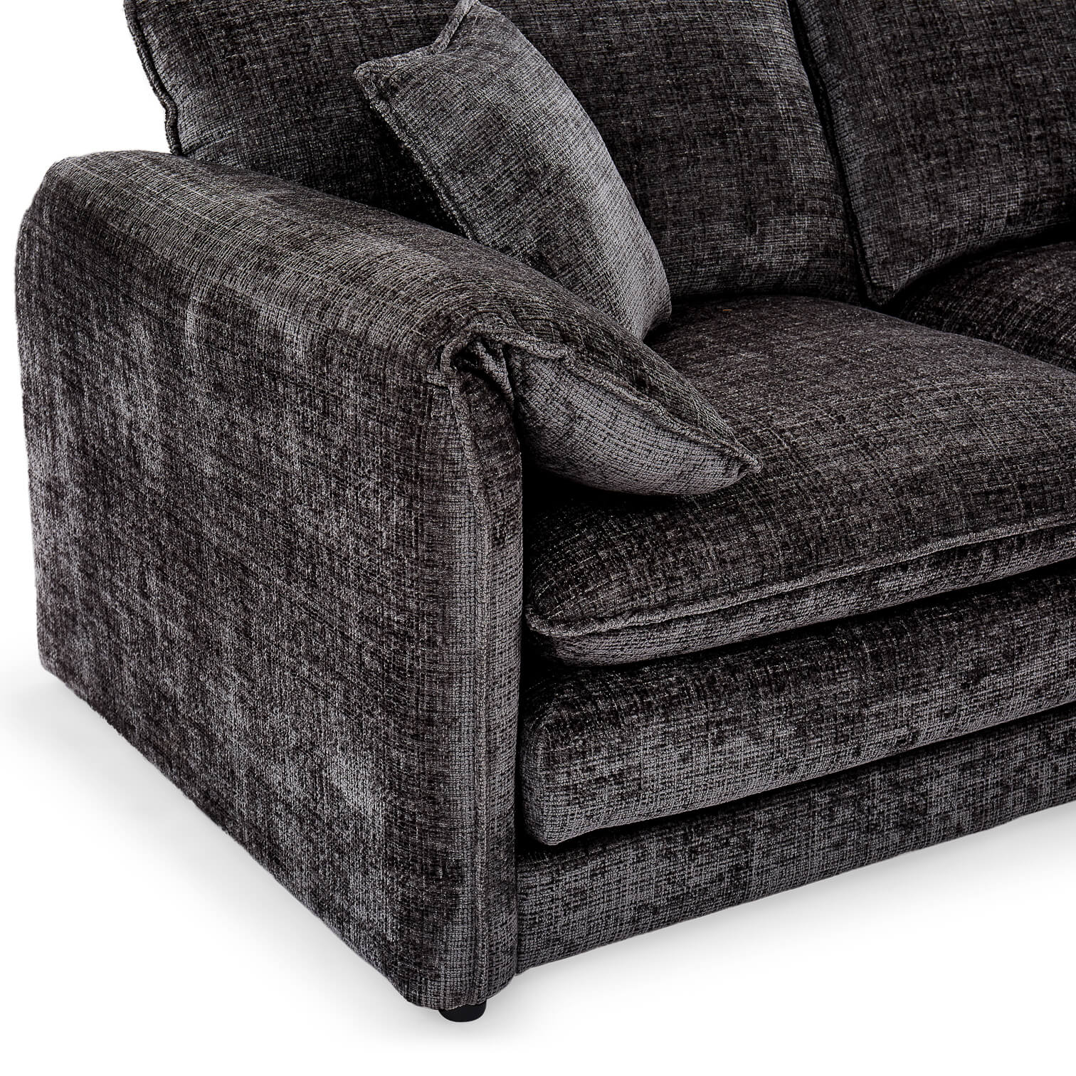 Skye Black 2 Seater Sofa