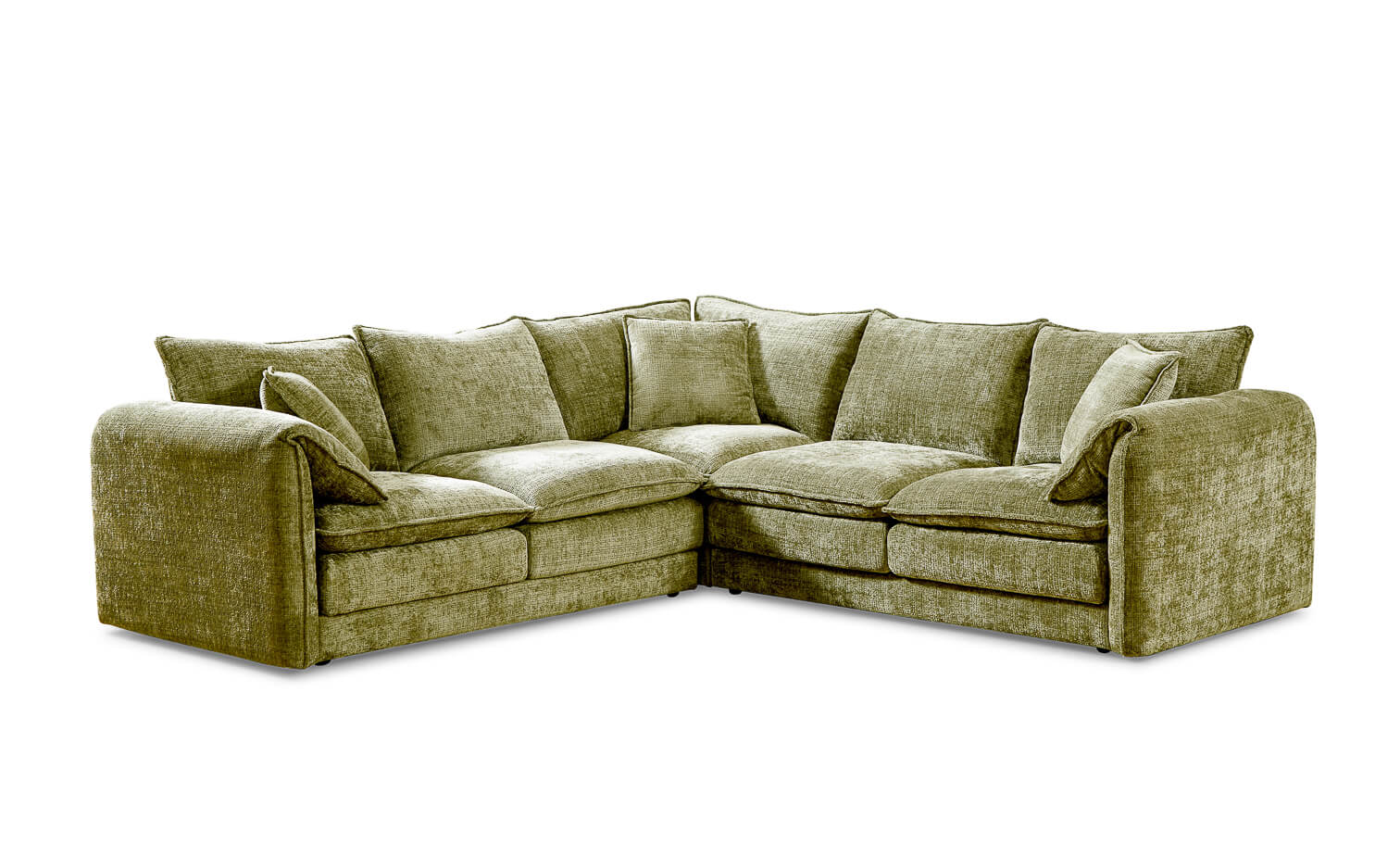 Skye Green Double Corner Sofa