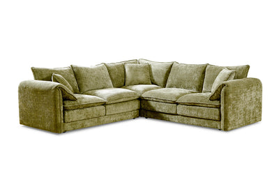 Skye Green Double Corner Sofa