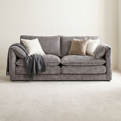 Skye Grey 3 Seater Sofa