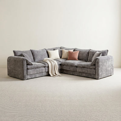 Skye Grey Double Corner Sofa